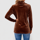 Fleur | Women's Vintage Lapel Button-Accent Open-Front Jacket