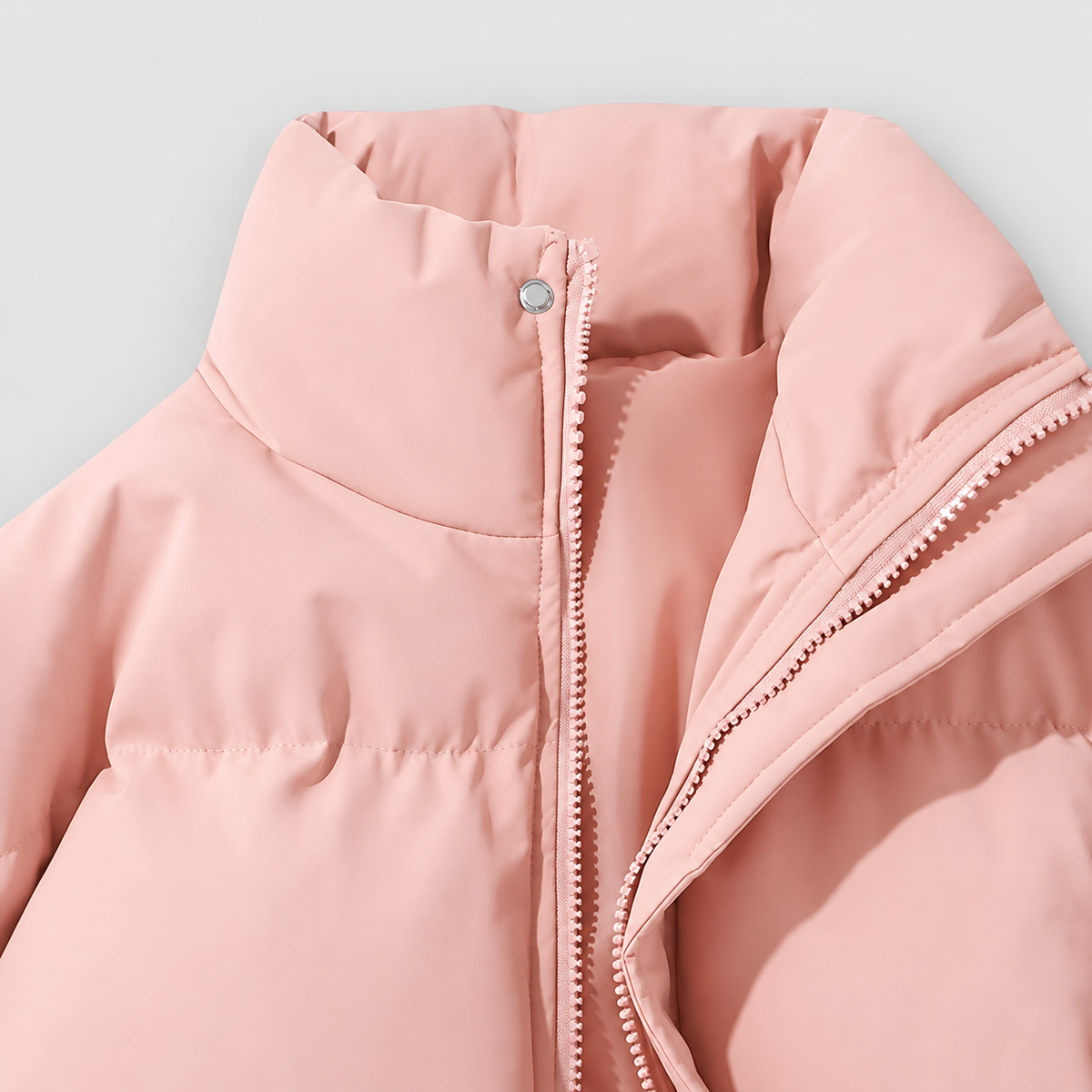 Women's Hooded Quilted Puffer Jacket with Zip Pockets — view 3