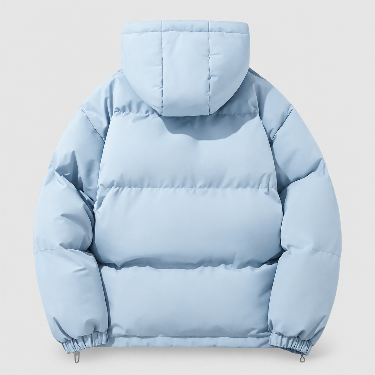 Women's Hooded Quilted Puffer Jacket with Zip Pockets — view 8