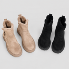 Women's Plush-Lined Zip-Up Ankle Boots — view 5