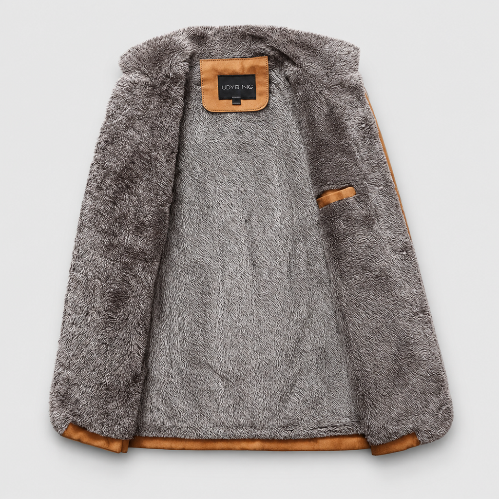 Men's Fleece-Lined Jacket with Flap Chest Pockets — view 4