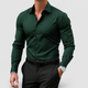 Frederick | Men's Slim-Fit Long-Sleeve Button-Front Smart Shirt