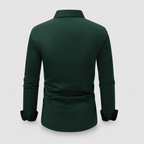 Men's Slim-Fit Long-Sleeve Button-Front Smart Shirt — view 8