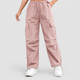 Frida | Women's Relaxed Cargo Trousers with Elasticated Waist and Drawstring Hem