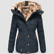 Georgina | Women's Faux Fur Hooded Puffer Jacket with Detachable Trim