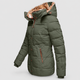 Georgina | Women's Faux Fur Hooded Puffer Jacket with Detachable Trim