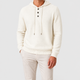 Geraint | Men's Hooded Knit Jumper with Button Neck