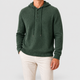 Geraint | Men's Hooded Knit Jumper with Button Neck