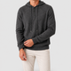 Geraint | Men's Hooded Knit Jumper with Button Neck