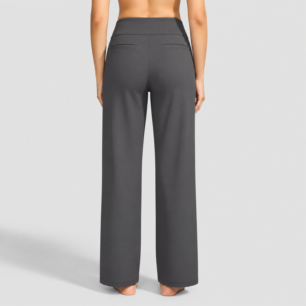Women's Wide-Leg Stretch Trousers — view 3