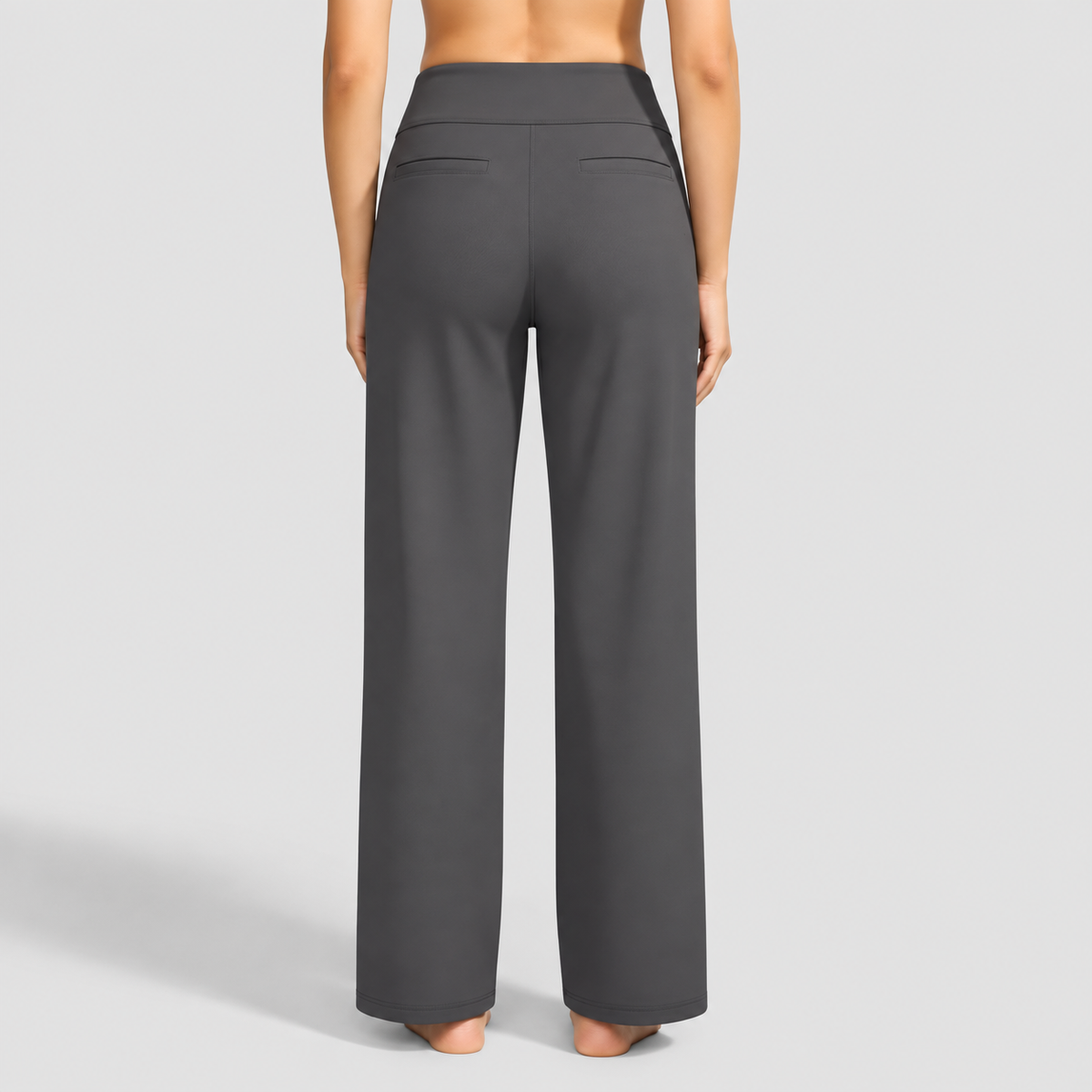 Women's Wide-Leg Stretch Trousers — view 3
