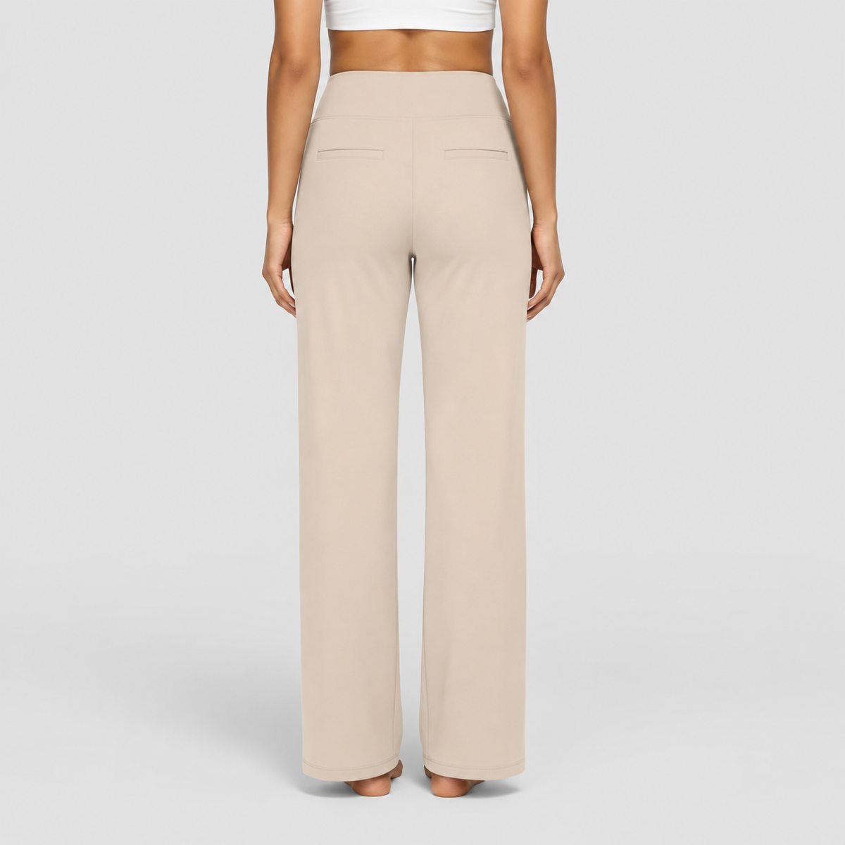 Women's Wide-Leg Stretch Trousers — view 7