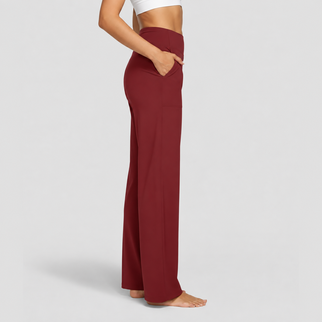 Women's Wide-Leg Stretch Trousers — view 15