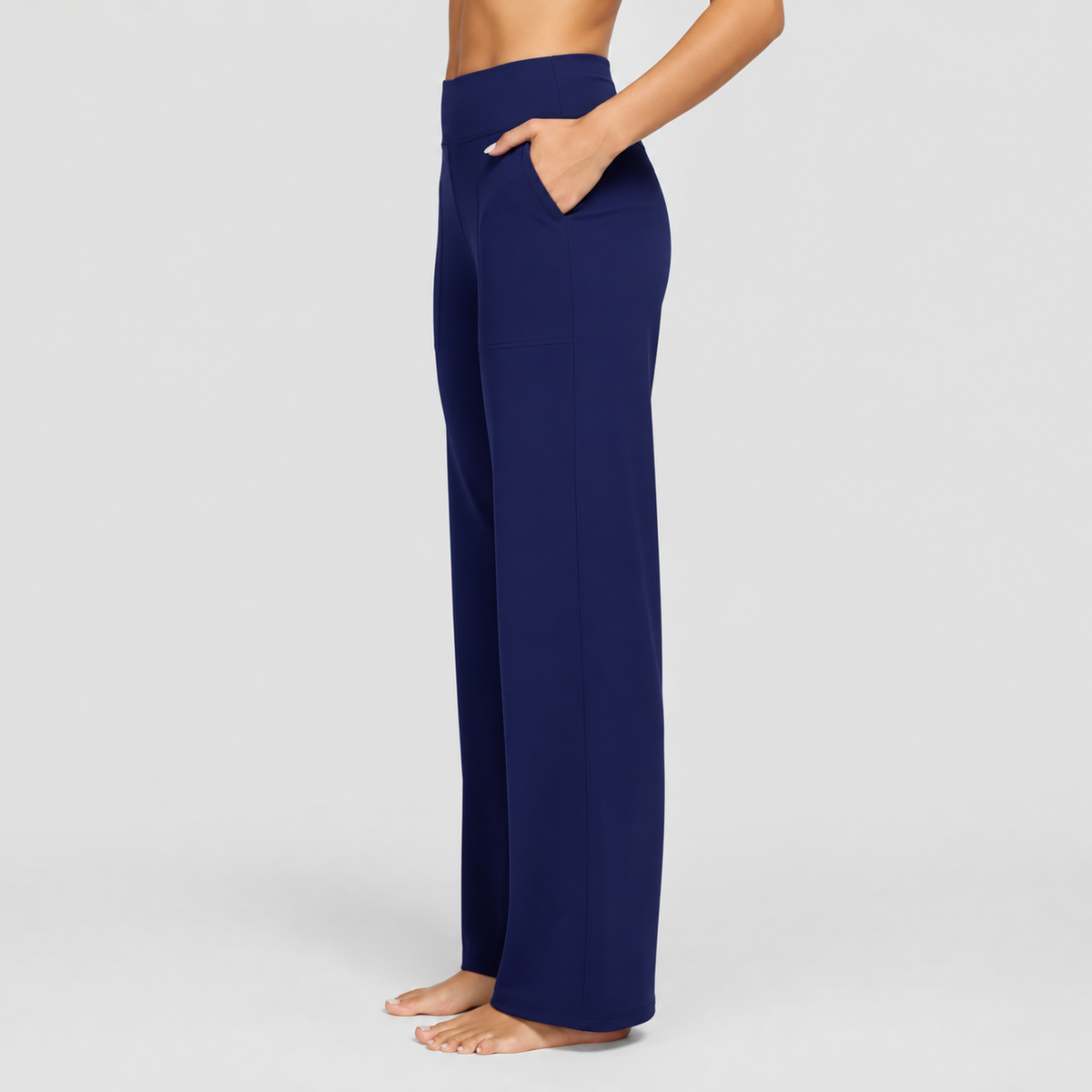 Women's Wide-Leg Stretch Trousers — view 17