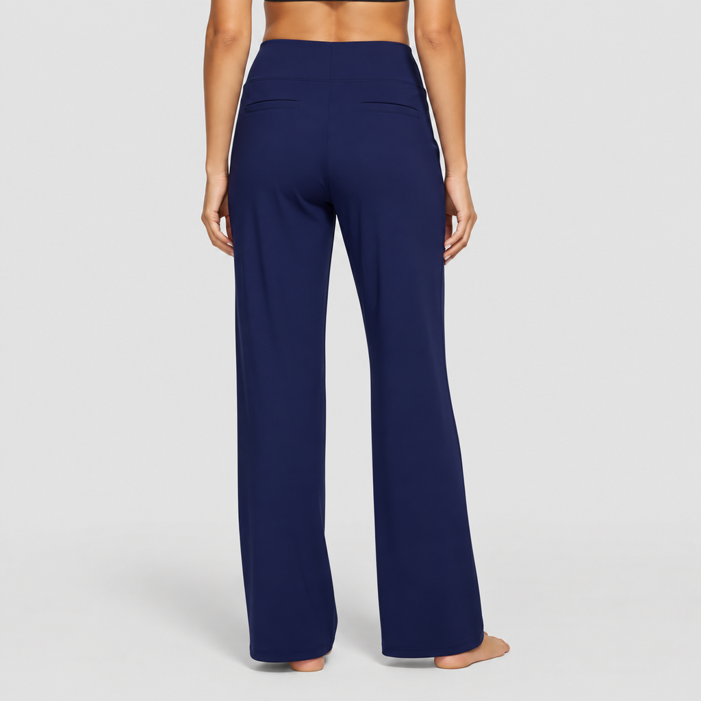 Women's Wide-Leg Stretch Trousers — view 18