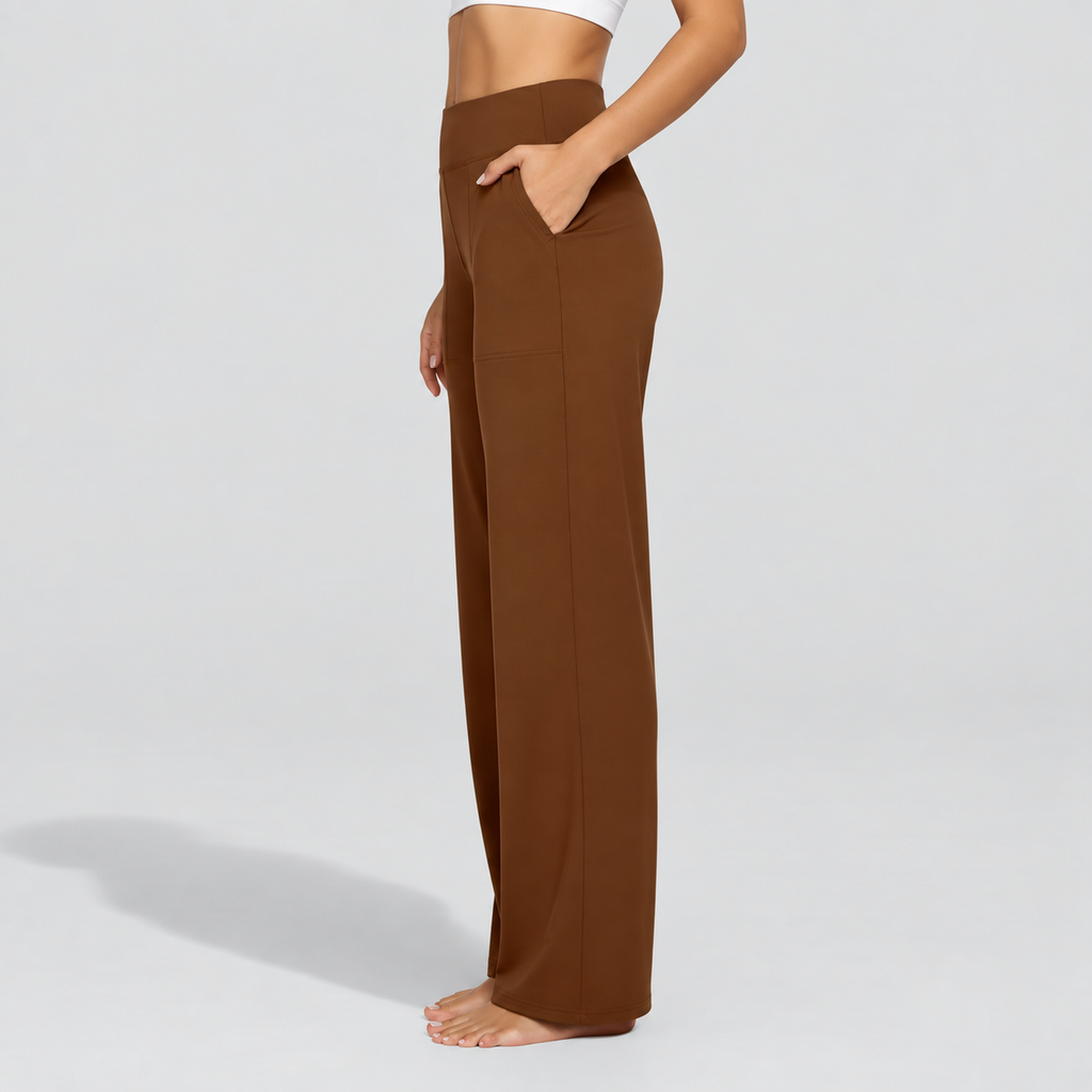 Women's Wide-Leg Stretch Trousers — view 19