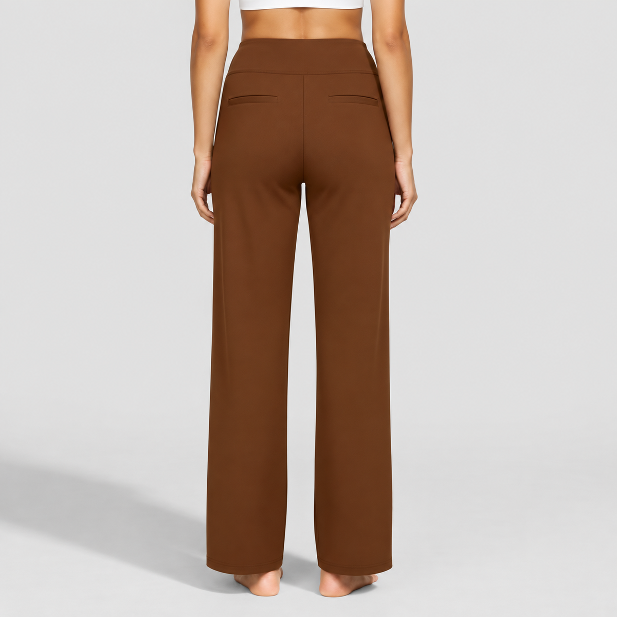 Women's Wide-Leg Stretch Trousers — view 20
