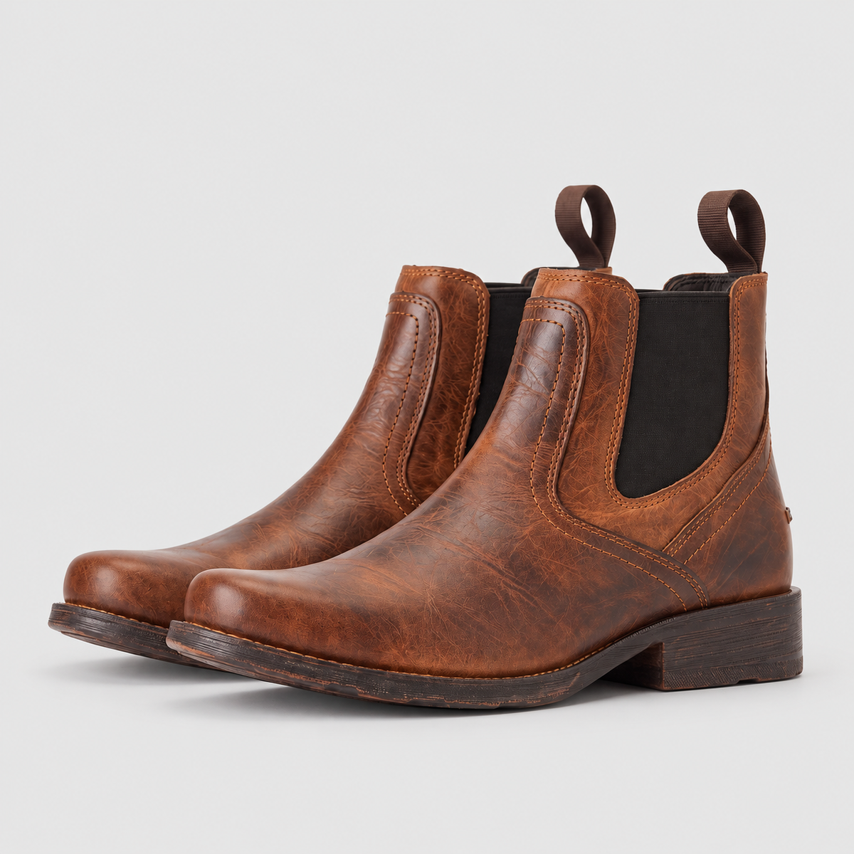 Men's Distressed Chelsea Ankle Boots — view 3