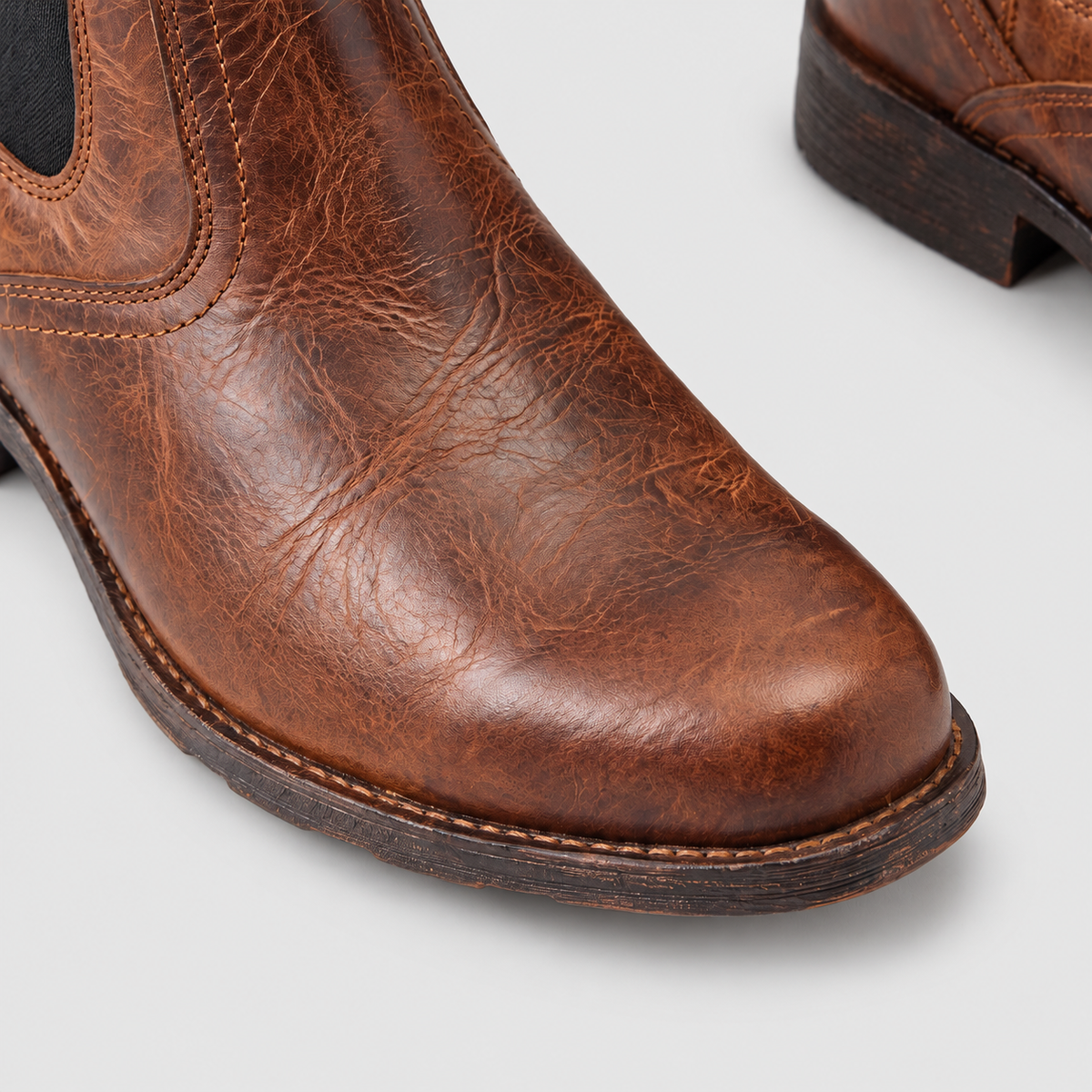 Men's Distressed Chelsea Ankle Boots — view 4