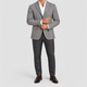 Graham | Men's Herringbone Blazer with Notch Lapels