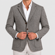 Graham | Men's Herringbone Blazer with Notch Lapels