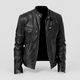 Graham | Men's Moto Jacket with Zip Detailing