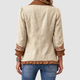 Gwendoline | Women's Vintage Bohemian Floral Ruffled Jacket