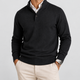 Hadrian | Men's Long-Sleeve Knitted Polo Jumper