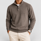 Hadrian | Men's Long-Sleeve Knitted Polo Jumper