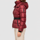 Hannelore | Women's Belted Puffer Jacket with Detachable Hood