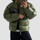Harlan | Men's Glossy Quilted Hooded Puffer Jacket