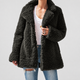 Helena | Women's Teddy Faux Fur Jacket with Notch Collar