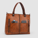 Henrietta | Women's Structured Tote Handbag with Front Pockets