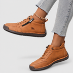 Women's Lace-Up Shoes with Side Zip — view 5
