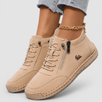 Women's Lace-Up Shoes with Side Zip — view 13