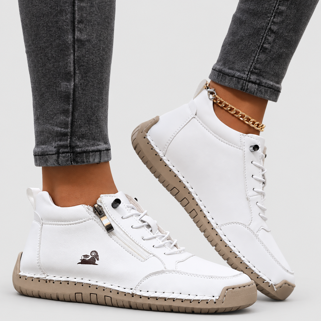 Women's Lace-Up Shoes with Side Zip — view 19