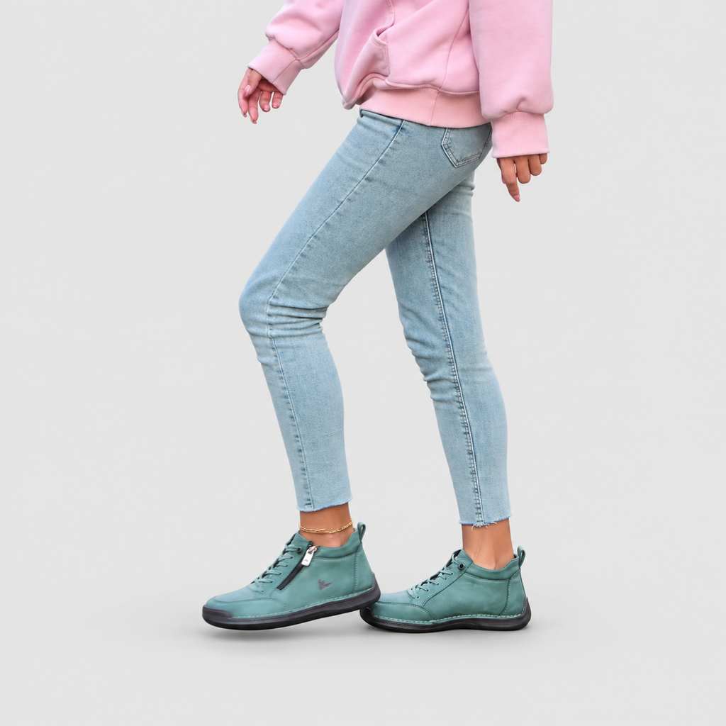 Women's Lace-Up Shoes with Side Zip — view 20