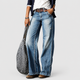 Hester | Women's Vintage-Wash Wide-Leg Jeans