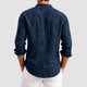 Horace | Men's Long-Sleeve Cotton Shirt with Classic Collar