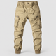 Hugh | Men's Elasticated-Waist Cuffed Cargo Trousers