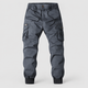 Hugh | Men's Elasticated-Waist Cuffed Cargo Trousers