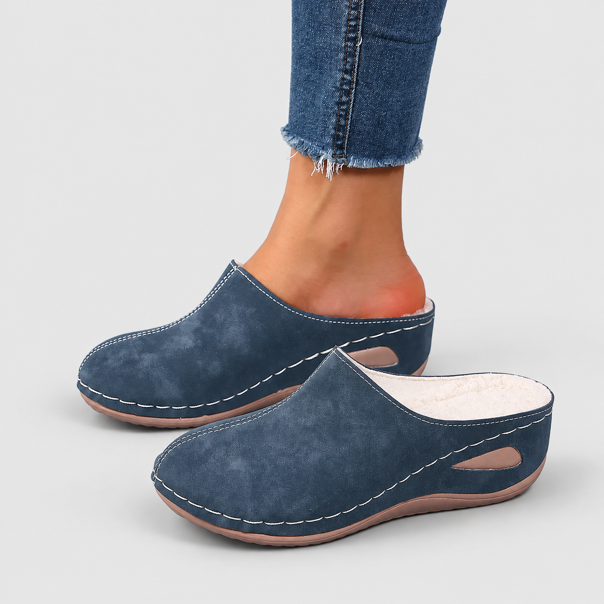 Women's Plush-Lined Slip-On Slippers — view 4