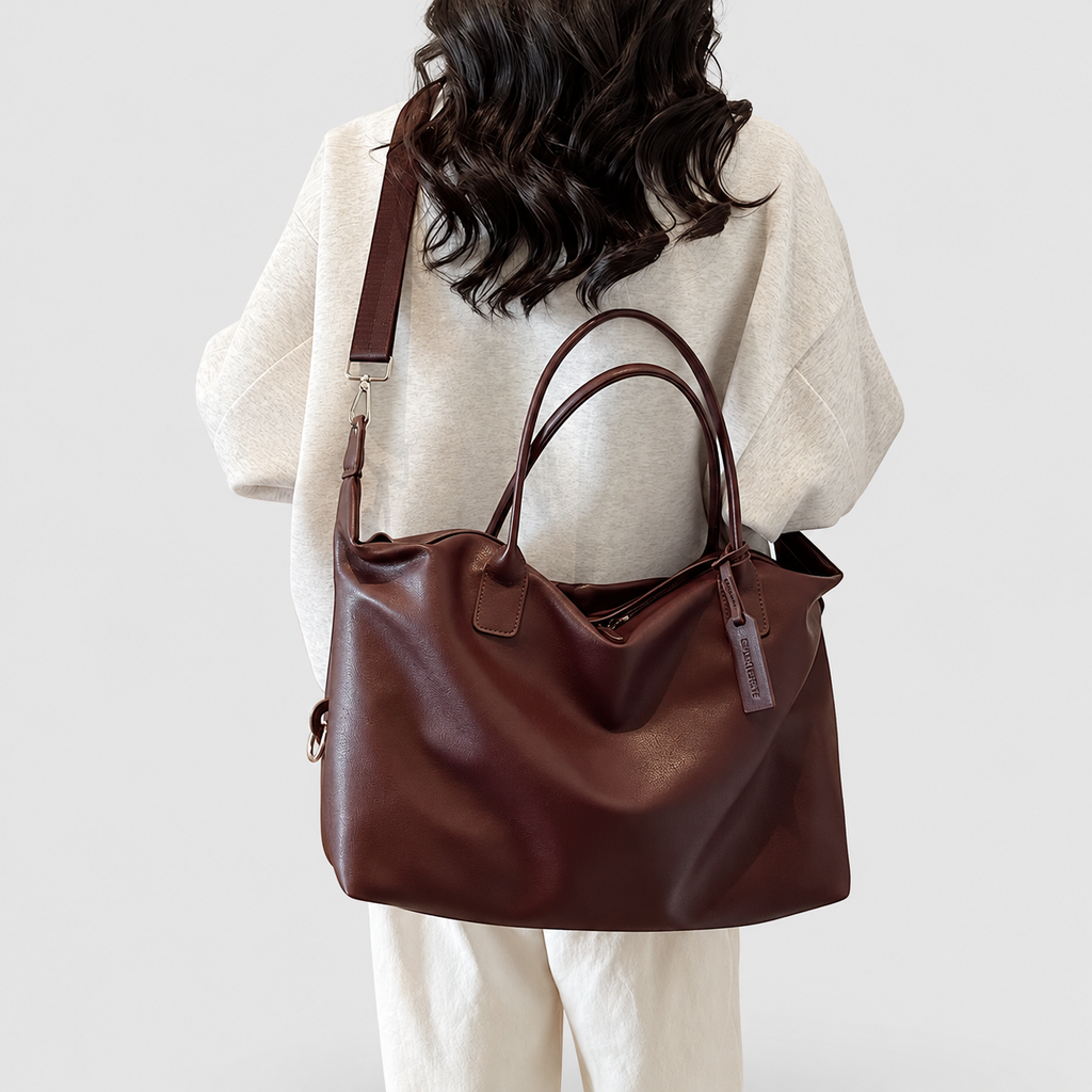 Unisex Structured Weekender Bag with Detachable Shoulder Strap — view 3