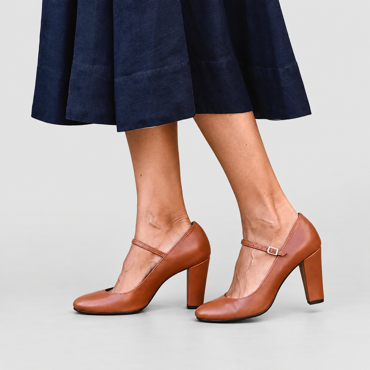Women's Block-Heel Mary Jane Shoes — view 4