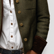 Isobel | Women's Herringbone Tweed Utility Jacket with Gold-Tone Buttons