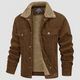 Ivor | Men's Corduroy Jacket with Sherpa-Style Collar