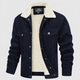 Ivor | Men's Corduroy Jacket with Sherpa-Style Collar