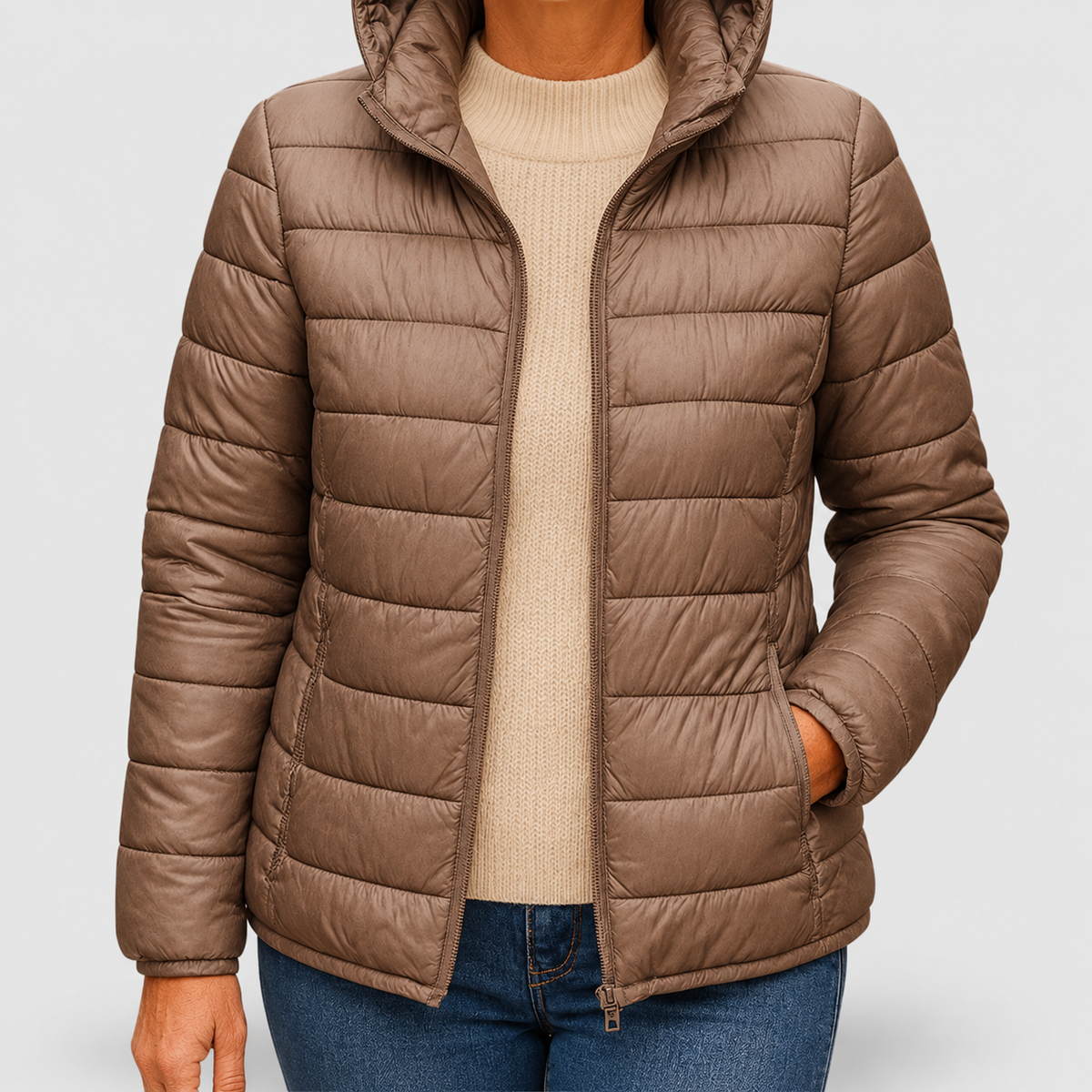 Women's Lightweight Hooded Quilted Jacket — view 1