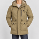 Jasper | Men's Fleece-Lined Parka with Detachable Hood and Flap Pockets