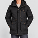 Jasper | Men's Fleece-Lined Parka with Detachable Hood and Flap Pockets